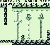 une photo d'Ã©cran de Super Mario Land sur Nintendo Game Boy